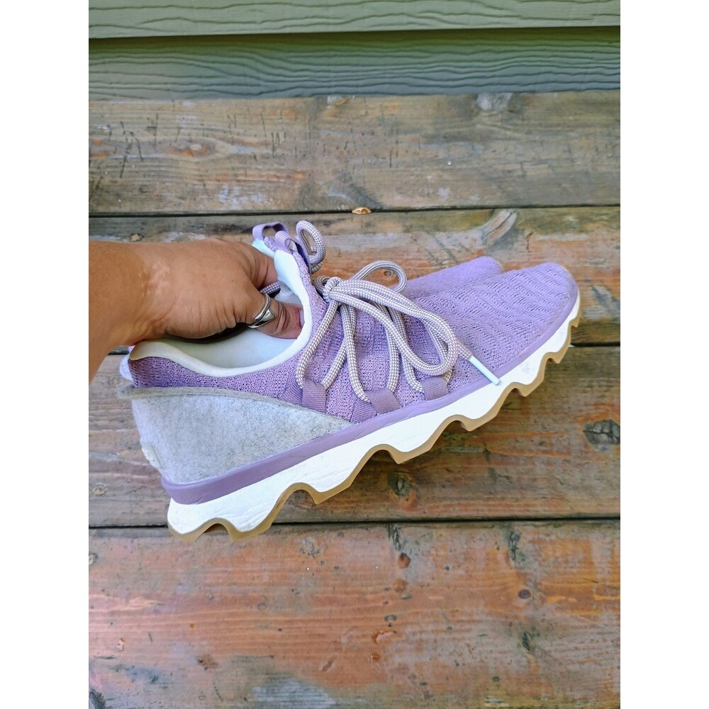 Sorel Kinetic Lace Purple/ Lavender Gray Women's Size 9 Sneaker Casual Shoes